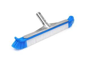 Pool Brush Heavy Duty Aluminum Back Extra Wide 20quot with EZ Clip and Strong Bristles for Cleaning Pool Floor amp Wall