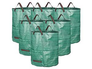 3 Pack 72 Gallon Garden Waste Bags Professional Reusable Bag Lawn Garden Leaf Bag 