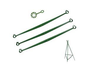 Trellis Garden Tomato Cage Connectors Attach 11mm Plant Stake Arms with Clamps Trellis Garden Tomato Cage Connectors Attach 11mm Plant Stake Arms with Clamps