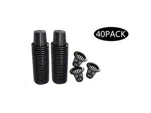 2 Inch Garden Plastic Slotted Mesh Net Cups PotsRound Heavy Duty Net Cups Pots for HydroponicsAquaponicsOrchidsrockwool Cubes 40Pack 40 2 Inch Garden Plastic Slotted Mesh Net Cups PotsRound Heavy Duty Net Cups Pots for HydroponicsAquaponicsOrchidsrockwool Cubes 40Pack 40