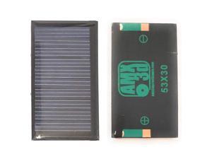 AMX Solar 5V 30mA 53X30mm Micro Mini Power Solar Cellsfor Solar Panels DIY Projects Toys Solar Charge 36v Batteries AMX Solar 5V 30mA 53X30mm Micro Mini Power Solar Cellsfor Solar Panels DIY Projects Toys Solar Charge 36v Batteries