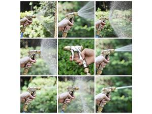 Garden Hose Nozzle 100 Heavy Duty Metal Spray Gun with Full Brass Nozzle 4 Watering Patterns Watering Nozzle High Pressure Pistol Grip Sprayer for Watering Plants Car Wash and Showering Do Garden Hose Nozzle 100 Heavy Duty Metal Spray Gun with Full Brass Nozzle 4 Watering Patterns Watering Nozzle High Pressure Pistol Grip Sprayer for Watering Plants Car Wash and Showering Do