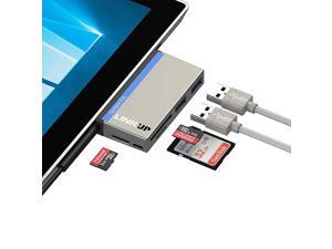 Surface Pro 3456 Compatible SD Card Micro Memory Reader Adapter Hub | 6in1 Docking Station | 2 xUSBA 30 SDTFMicroSD 5Gbps | Mini Dock Slot Open for Original Power Charging Plug Surface Pro 3456 Compatible SD Card Micro Memory Reader Adapter Hub | 6in1 Docking Station | 2 xUSBA 30 SDTFMicroSD 5Gbps | Mini Dock Slot Open for Original Power Charging Plug