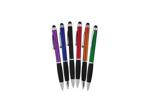 2in1 Capacitive Touch Screen with Stylus Ballpoint Pen Assorted Metallic 6 Pack 2in1 Capacitive Touch Screen with Stylus Ballpoint Pen Assorted Metallic 6 Pack