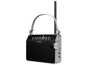 PRD6BK AMFM Compact Analog Portable Radio