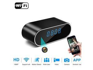 Camera Hidden Camera Clock WiFi 1080P Video Recorder 140° Wide Angle Lens Wireless IP Cameras for Indoor Home Security Monitoring Nanny Cam with Night Vision Motion Detection 2020 Version Camera Hidden Camera Clock WiFi 1080P Video Recorder 140° Wide Angle Lens Wireless IP Cameras for Indoor Home Security Monitoring Nanny Cam with Night Vision Motion Detection 2020 Version