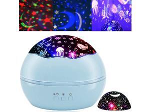 Projector Night Light for Kids Baby Projection Lamp 360 Degree Rotating ry Sky Ocean Projection Night Light 8 Colors Changing Light for Children Kids Boys Girls Bedroom Party Birthday Blue Projector Night Light for Kids Baby Projection Lamp 360 Degree Rotating ry Sky Ocean Projection Night Light 8 Colors Changing Light for Children Kids Boys Girls Bedroom Party Birthday Blue