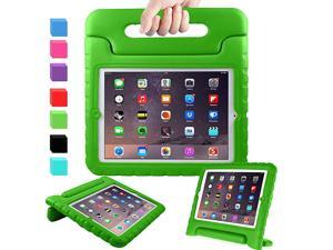 Kids Case for 97 iPad 2 3 4 Old Model Light Weight Shock Proof Convertible Handle Stand Kids Friendly for iPad 2 iPad 3rd Generation iPad 4th Generation Tablet Green