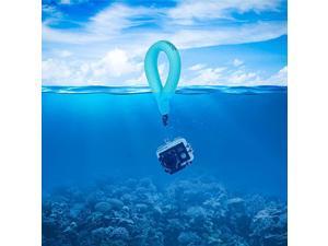 Waterproof Camera Float 2Pack  Floating Strap for Waterproof Underwater Camera Camcorders Phones Waterproof Float Floating Hand Grip Blue