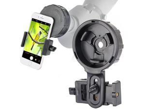 Phone Adapter Mount for Vortex Bushnell Celestron Barska Spotting Scope Big Eyepiece Adapter Mount Work with Binoculars Monocular Spotting Scope Telescope For iPhone 6Plus Samsung HTC LG and More