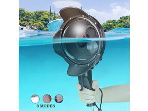 Underwater Dome Port for GoPro Hero 7 BlackHero 6Hero 5Hero2018 30M98ft Waterproof Dome Lens Intergrate NormalMacro LensRed Filter 3 Modes Housing Case Photograph Accessories Underwater Dome Port for GoPro Hero 7 BlackHero 6Hero 5Hero2018 30M98ft Waterproof Dome Lens Intergrate NormalMacro LensRed Filter 3 Modes Housing Case Photograph Accessories