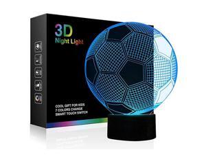 3D Illusion Night Light LED Table Desk Lamps Football Nightlights 7 Colors USB Charge Lighting Bedroom Home Decoration Kids Christmas Birthday Gift 3D Illusion Night Light LED Table Desk Lamps Football Nightlights 7 Colors USB Charge Lighting Bedroom Home Decoration Kids Christmas Birthday Gift