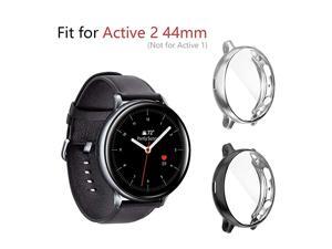 2 Pack Compatible for Samsung Galaxy Watch Active 2 44mm 2019 Cases HeavyDuty Overall Full Body Protective TPU AntiScratch Cover for Active2 44mm BlackSilver 2 Pack Compatible for Samsung Galaxy Watch Active 2 44mm 2019 Cases HeavyDuty Overall Full Body Protective TPU AntiScratch Cover for Active2 44mm BlackSilver