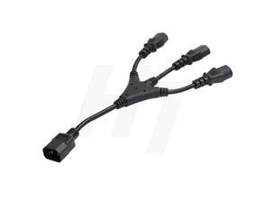 UPS PDU Computer PC Power Splitter Cord C14 to 3 x C13 10A 250V Extension Cable 30cm C143xC13 30cm UPS PDU Computer PC Power Splitter Cord C14 to 3 x C13 10A 250V Extension Cable 30cm C143xC13 30cm