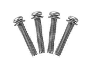 Mounting Screws Bolts for Samsung TV M8 x 43mm with Thread Pitch 125mm Solid Screw Bolt Hardware for Mounting Samsung TV TV Mounting Bolts Work with Samsung 50 55 65 75 6 7 8 Series TV