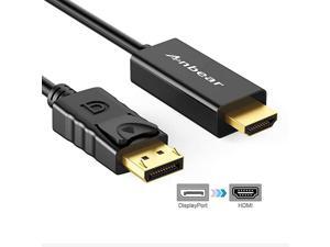 Display Port to HDMI Cable Gold Plated Displayport to HDMI Cable 6 FeetMale to Male for DisplayPort Enabled Desktops and Laptops to Connect to HDMI Displays Display Port to HDMI Cable Gold Plated Displayport to HDMI Cable 6 FeetMale to Male for DisplayPort Enabled Desktops and Laptops to Connect to HDMI Displays