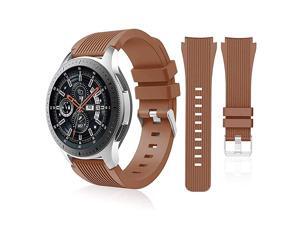 Compatible with Samsung Galaxy Watch 46mm BandsGear S3 Frontier Classic Watch BandsGalaxy Watch 3 Bands 45mm 22mm Soft Silicone Bands Bracelet Sports Strap for Men WomenBrown Compatible with Samsung Galaxy Watch 46mm BandsGear S3 Frontier Classic Watch BandsGalaxy Watch 3 Bands 45mm 22mm Soft Silicone Bands Bracelet Sports Strap for Men WomenBrown