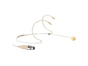 Microphone Headset Discreet Headworn Earset Over Ear Mic for Shure Wireless System Bodypack Transmitter Ideal for Lectures Live Performance Theater Podcasts Beige Microphone Headset Discreet Headworn Earset Over Ear Mic for Shure Wireless System Bodypack Transmitter Ideal for Lectures Live Performance Theater Podcasts Beige