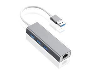 3Port USB 30 Data Hub 10100M Ethernet LAN Adapter with 65 FT Extension Cable for PC Laptop USB Drives Computers Tablets and More 3Port USB 30 Data Hub 10100M Ethernet LAN Adapter with 65 FT Extension Cable for PC Laptop USB Drives Computers Tablets and More