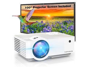 Video Projector 5500L Portable Mini Projector with 100 Projector Screen 1080P Supported Built in HIFI Speakers Compatible with Fire Stick HDMI VGA USB TF AV PS4 Video Projector 5500L Portable Mini Projector with 100 Projector Screen 1080P Supported Built in HIFI Speakers Compatible with Fire Stick HDMI VGA USB TF AV PS4