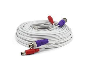 BNC Coaxial Cable for Security Camera CCTV System Audio Video Extension Power Cables UL Certified and Fire Resistant 50ft 50 Ft 15 M