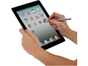 Stylus for iPad iPhone iPod Samsung Tablets Smartphones and Other Touch Screen Devices Gray AMM0109US Stylus for iPad iPhone iPod Samsung Tablets Smartphones and Other Touch Screen Devices Gray AMM0109US