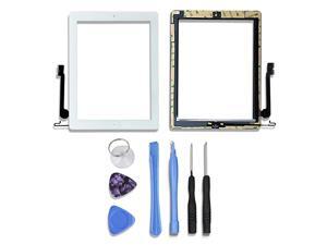 Digitizer for Ipad 4 with Home Button Touch Screen Repair Kits Included Professional Repair Tools and Preinstalled AdhesiveWhite Digitizer for Ipad 4 with Home Button Touch Screen Repair Kits Included Professional Repair Tools and Preinstalled AdhesiveWhite