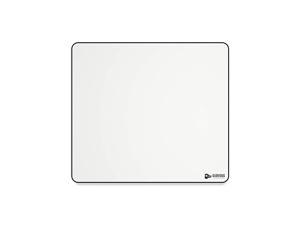 XL Gaming Mouse Mat/Pad - Large, Wide (XL) White Cloth Mousepad, Stitched Edges | 16"x18" (GW-XL)