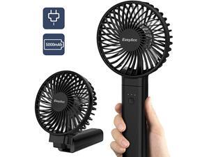 Handheld Fan 5000mAh Battery Fan 2020 Upgraded Portable Fan with Unique One Touch Power Off USB Desk Fan 420 Hours 4 Speeds Strong Winds Personal Cooling Fan for Home Office OutdoorBlack Handheld Fan 5000mAh Battery Fan 2020 Upgraded Portable Fan with Unique One Touch Power Off USB Desk Fan 420 Hours 4 Speeds Strong Winds Personal Cooling Fan for Home Office OutdoorBlack
