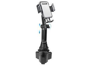 Adjustable Long Pole Automobile Cup Holder Smart Phone Cradle Car Mount for iPhone 11 ProXRXS MaxX87 Plus6sSamsung S10 Note 9S8 PlusS7 EdgeGrey Adjustable Long Pole Automobile Cup Holder Smart Phone Cradle Car Mount for iPhone 11 ProXRXS MaxX87 Plus6sSamsung S10 Note 9S8 PlusS7 EdgeGrey