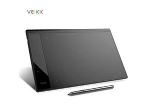 A30 V2 Drawing Tablet 8192 Levels Battery-Free Pen 10x6 inch Graphics drawing Tablet with 4 Touch Keys and a Touch Pad ,Compatible with Windows & Mac & Android OS