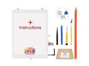 Touch Screen Replacement for iPad 6 6th Gen Digitizer 2018 97 Only for iPad 6th Generation A1893 A1954 with Home ButtonNo Touch IC Full Repair Kit Touch Screen Replacement for iPad 6 6th Gen Digitizer 2018 97 Only for iPad 6th Generation A1893 A1954 with Home ButtonNo Touch IC Full Repair Kit