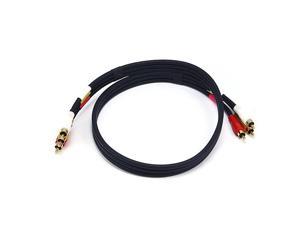 102196 3Feet Triple RCA Stereo Video Dubbing Composite Cable 3 x RG59U Cable Black