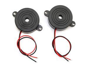 2Pack DC 324V 85 dB Active Piezo Buzzer Piezoelectric Sound Beeper Continous Sound Car Accessries Black 2Pack DC 324V 85 dB Active Piezo Buzzer Piezoelectric Sound Beeper Continous Sound Car Accessries Black