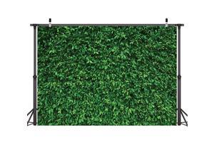 7x5FT Green Leaves Photography Backdrops Mmicrofiber Nature Backdrop Birthday Background for Birthday Party Seamless Photo Booth Prop Backdrop CP87