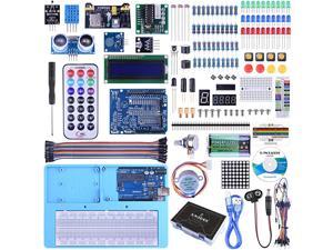 Ultimate Starter Kit Compatible with Arduino IDE 328P Control Board 260 Pages Detailed Tutorial 217 Items 51 Projects Breadboard with Arduino IDE Starter Kit
