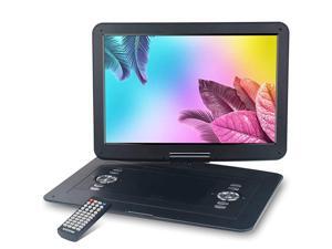 17.9’’ Large Portable DVD/CD Player with 15.4‘’ Swivel Screen, 6 Hrs 5000mAH Rechargeable Battery, 1366x768 HD LCD TFT, Regions Free, Support USB/SD Card/ Sync TV , High Volume Speaker 17.9’’ Large Portable DVD/CD Player with 15.4‘’ Swivel Screen, 6 Hrs 5000mAH Rechargeable Battery, 1366x768 HD LCD TFT, Regions Free, Support USB/SD Card/ Sync TV , High Volume Speaker