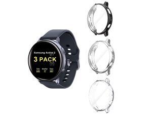 for Samsung Galaxy Watch Active 2 44mm Screen Protector CaseFlexible TPU Case Soft UltraSlim Crystal Clear Protector Cover for Active 2 Accessories Black+Silver+Clear 44mm for Samsung Galaxy Watch Active 2 44mm Screen Protector CaseFlexible TPU Case Soft UltraSlim Crystal Clear Protector Cover for Active 2 Accessories Black+Silver+Clear 44mm