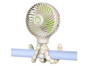 Mini Handheld Stroller Fan2600mAh Personal Portable Car Seat Baby Fan with Flexible Tripod Fix on StrollerStudent BedUSB or Battery Powered Desk Fan Adjustable 3 Speeds for CampingTraveling Mini Handheld Stroller Fan2600mAh Personal Portable Car Seat Baby Fan with Flexible Tripod Fix on StrollerStudent BedUSB or Battery Powered Desk Fan Adjustable 3 Speeds for CampingTraveling