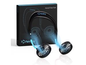 Free Fan Portable Personal USB Mini Fans Wearable Neck Necklace Cooler Device Rechargeable Battery Hanging Neckband Cooling Fan For Sport Camping Outdoor Office Home And More Free Fan Portable Personal USB Mini Fans Wearable Neck Necklace Cooler Device Rechargeable Battery Hanging Neckband Cooling Fan For Sport Camping Outdoor Office Home And More