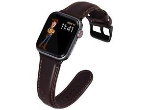 for Apple Watch Band 42mm Leather Strap for Apple Watch Band 44mm Series 4 Series 5 Series 6 iWatch Bands 42mm Coffee with Black Hardware for Apple Watch Band 42mm Leather Strap for Apple Watch Band 44mm Series 4 Series 5 Series 6 iWatch Bands 42mm Coffee with Black Hardware