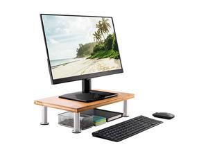 Stand for Computer Laptop Screen Solid Bamboo Riser Supports The Heaviest s Printers or TVs Perfect Shelf Organizer for Office Desk Accessories TV Stands Natural Stand for Computer Laptop Screen Solid Bamboo Riser Supports The Heaviest s Printers or TVs Perfect Shelf Organizer for Office Desk Accessories TV Stands Natural