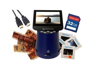 Titan 8in1 20MP High Resolution Film to Digital Converter with 43quot Screen and HDMI Output Worldwide Voltage 110V240V AC Adapter 32GB SD Card amp 6ft HDMI Cable Bundle Blue Titan 8in1 20MP High Resolution Film to Digital Converter with 43quot Screen and HDMI Output Worldwide Voltage 110V240V AC Adapter 32GB SD Card amp 6ft HDMI Cable Bundle Blue