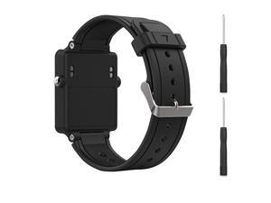 Black Replacement Band for Garmin Vivoactive Silicone Replacement Fitness Bands Wristbands with Metal Clasps for Garmin vivoactive GPS Smart Watch Black Replacement Band for Garmin Vivoactive Silicone Replacement Fitness Bands Wristbands with Metal Clasps for Garmin vivoactive GPS Smart Watch