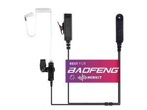 Headset Covert Acoustic Tube Radio Earpiece with Mic for Two Way Radios with Reinforced Cable Compatible with Baofeng UV9R Plus BF9700 A58 UVXR UV5S GT 3WP Headset Covert Acoustic Tube Radio Earpiece with Mic for Two Way Radios with Reinforced Cable Compatible with Baofeng UV9R Plus BF9700 A58 UVXR UV5S GT 3WP