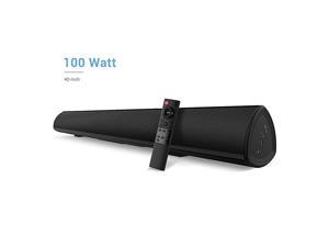 40 Inch Soundbar Bestisan Sound Bar Wireless and Wired Audio Bluetooth 50 TV Speakers with IR Remote Function 2019 Beef Up Version 60 Days Home Trial
