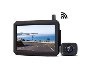 Wireless Backup Camera Kit with Digital Signal Waterproof Rear View Camera with 5 TFTLCD Monitor Ideal for Sedans Pickup Truck SUV Minivans K7 Wireless Backup Camera Kit with Digital Signal Waterproof Rear View Camera with 5 TFTLCD Monitor Ideal for Sedans Pickup Truck SUV Minivans K7