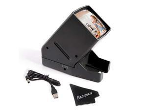Powered 35mm Negative Slide Film Viewer Old Slides Scanner Portable LED Lighted Negative Viewing 3X Magnification Handheld Projector Suit for 2 × 2 Slides