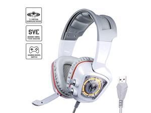 USB Plug Virtual Urage Soundz 71 Surround Sound Gaming Headset for PC PS4 Laptop with Vibration Bass Mic amp LED Lights G910 White USB Plug Virtual Urage Soundz 71 Surround Sound Gaming Headset for PC PS4 Laptop with Vibration Bass Mic amp LED Lights G910 White