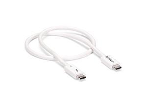 com 40Gbps Thunderbolt 3 Cable 16ft05m White 5k 60Hz4k 60Hz Certified TB3 USBC Charger Cord w 100W Power Delivery TBLT34MM50CW com 40Gbps Thunderbolt 3 Cable 16ft05m White 5k 60Hz4k 60Hz Certified TB3 USBC Charger Cord w 100W Power Delivery TBLT34MM50CW